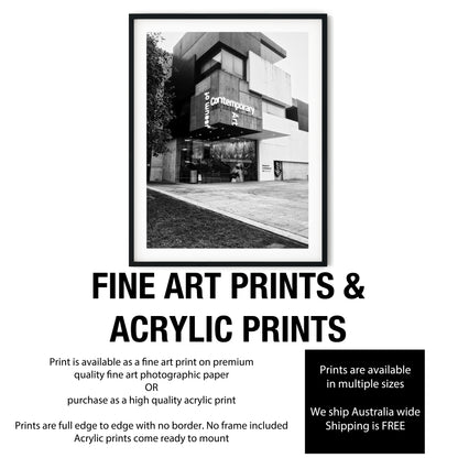 Museum of Contemporary Art Sydney Black and White Print