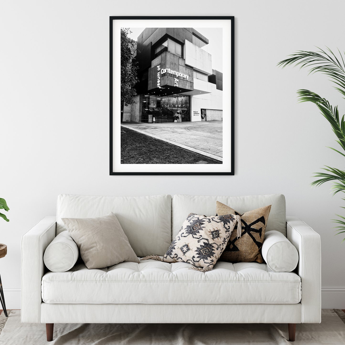 Museum of Contemporary Art Sydney Black and White Print